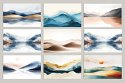 Abstract landscape oil painting art, a Decorative Illustration by fei long (Thumbnail 8 of 10)