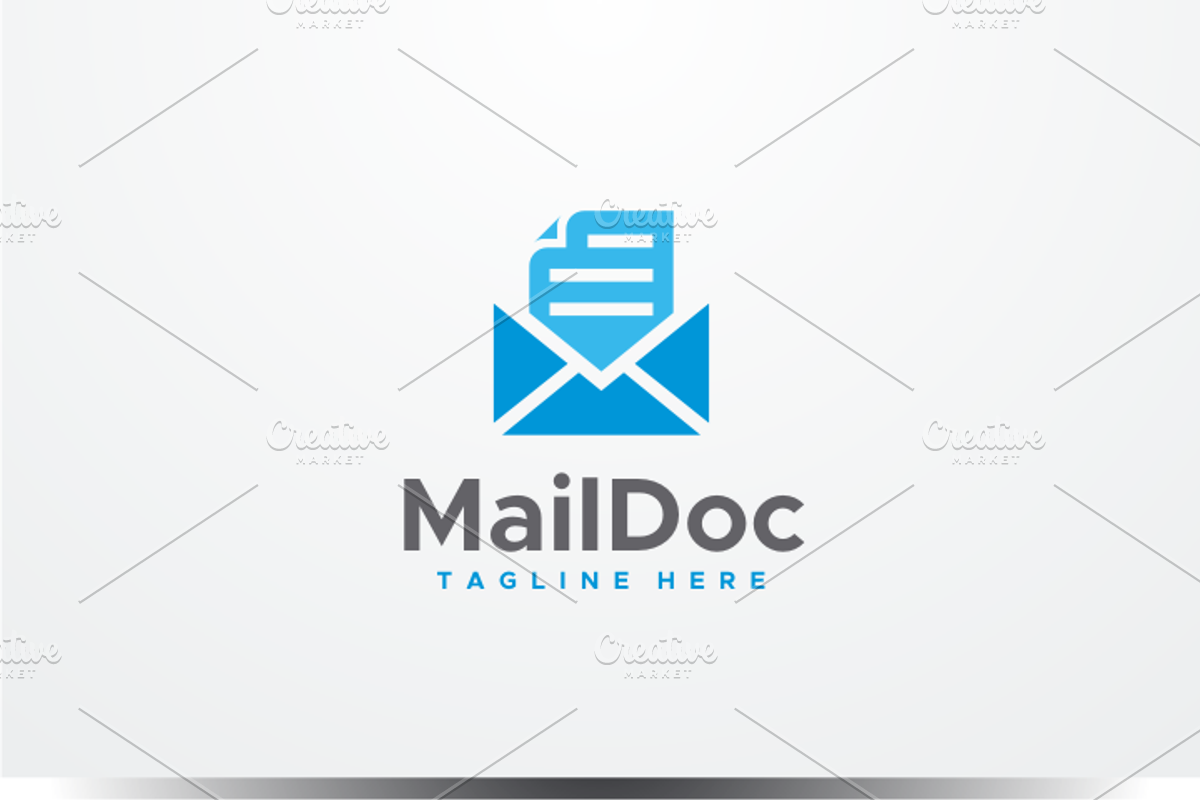 Mail Document Logo Template, a Branding & Logo Template by yopie (Photo 1 of 3)