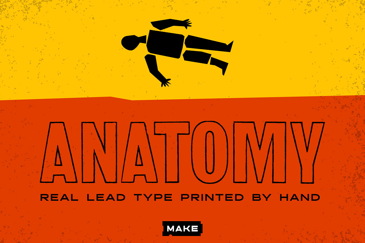 Letterpress Anatomy, a Font by Heavy Metal Type Co. (Photo 1 of 5)