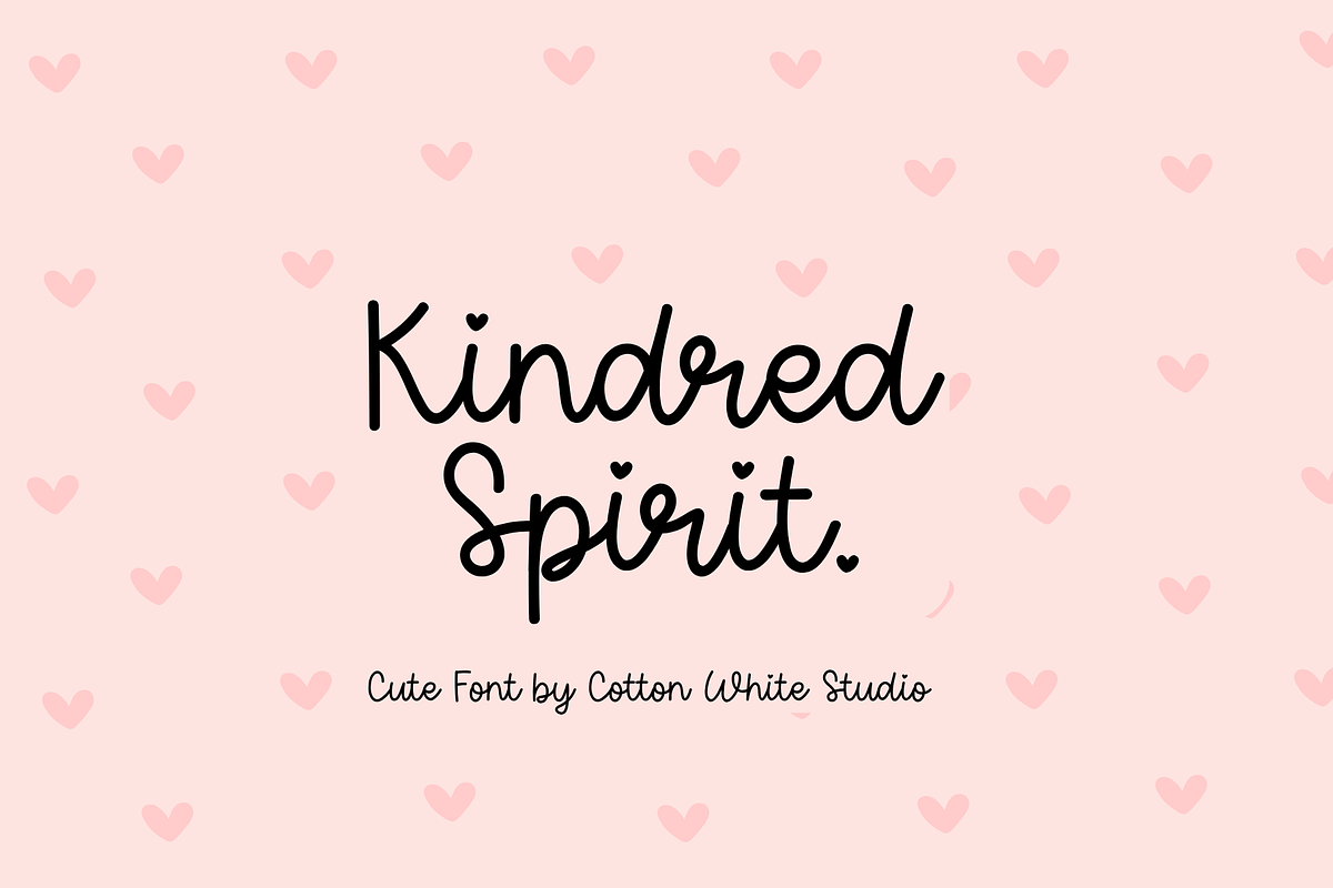 Kindred Spirit, a Script Font by Sofia Skoog (Photo 1 of 10)