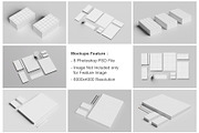 Stationary Mockups, a Mockup by alimran24 (Thumbnail 2 of 11)