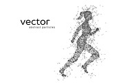 Vector illustration of running woman, a Technology Illustration by Julvil (Thumbnail 2 of 4)