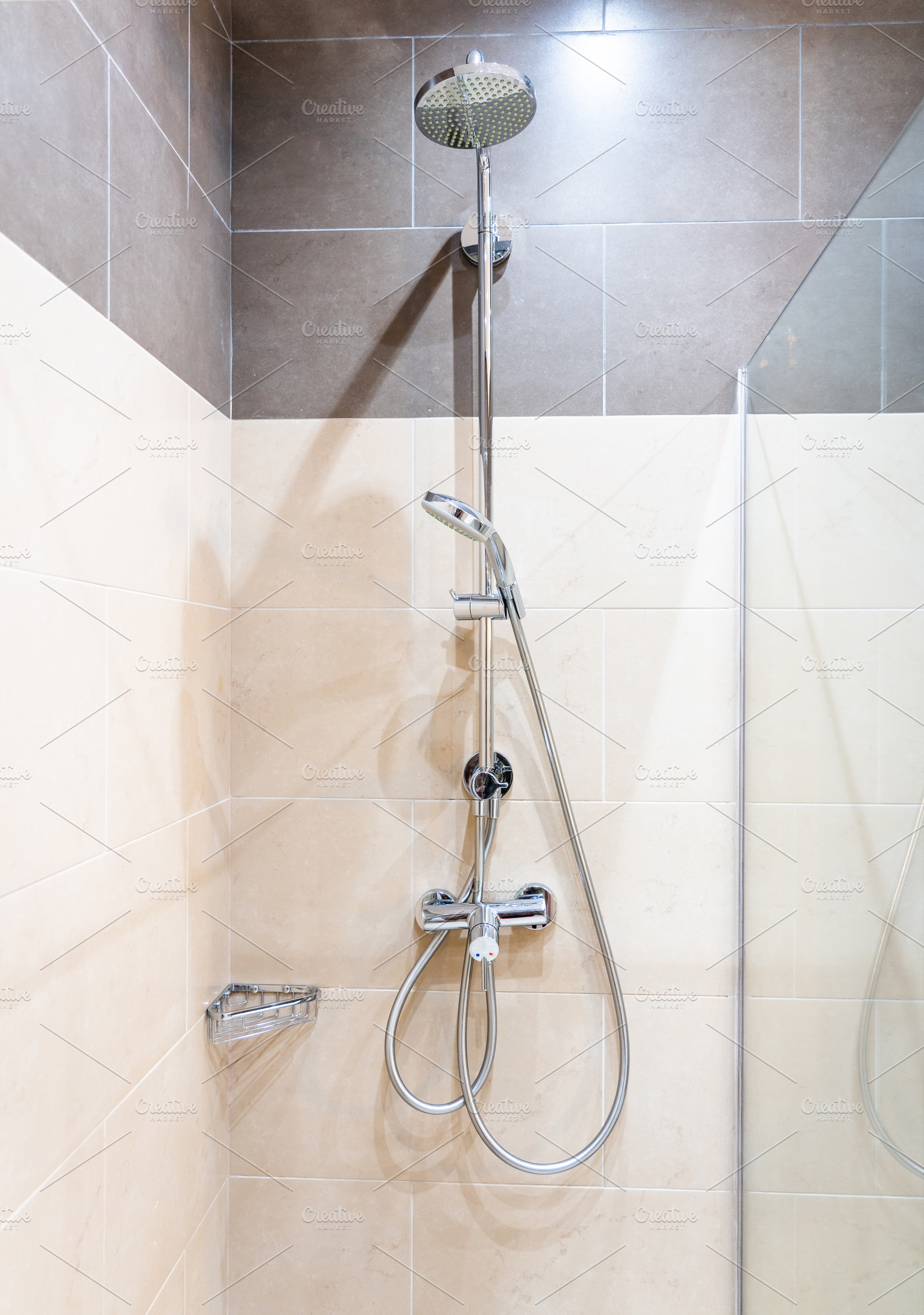 Glass shower walk in cabin, a Technology Photo by Maria Kray