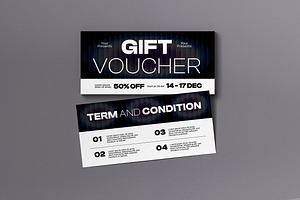 Business Gift Voucher, a Card Template by graphicook