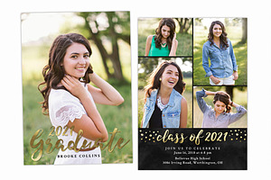 Senior Graduation Card Template