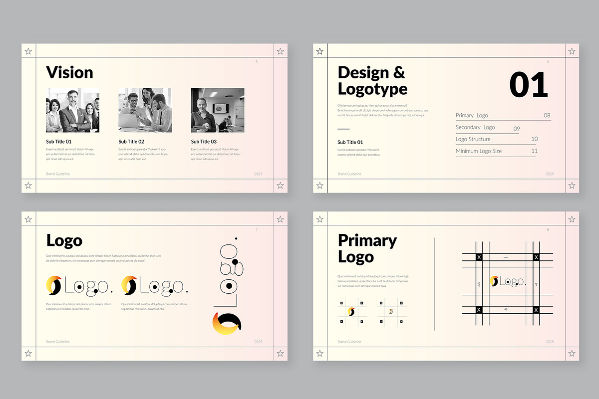 Brand Guideline Presentation Layout, a Presentation Template by ContestDesign (Photo 3 of 6)