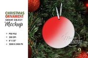 Christmas Tree Ornament Mockup, a Mockup by HaywireMedia & Mockups (Thumbnail 1 of 3)