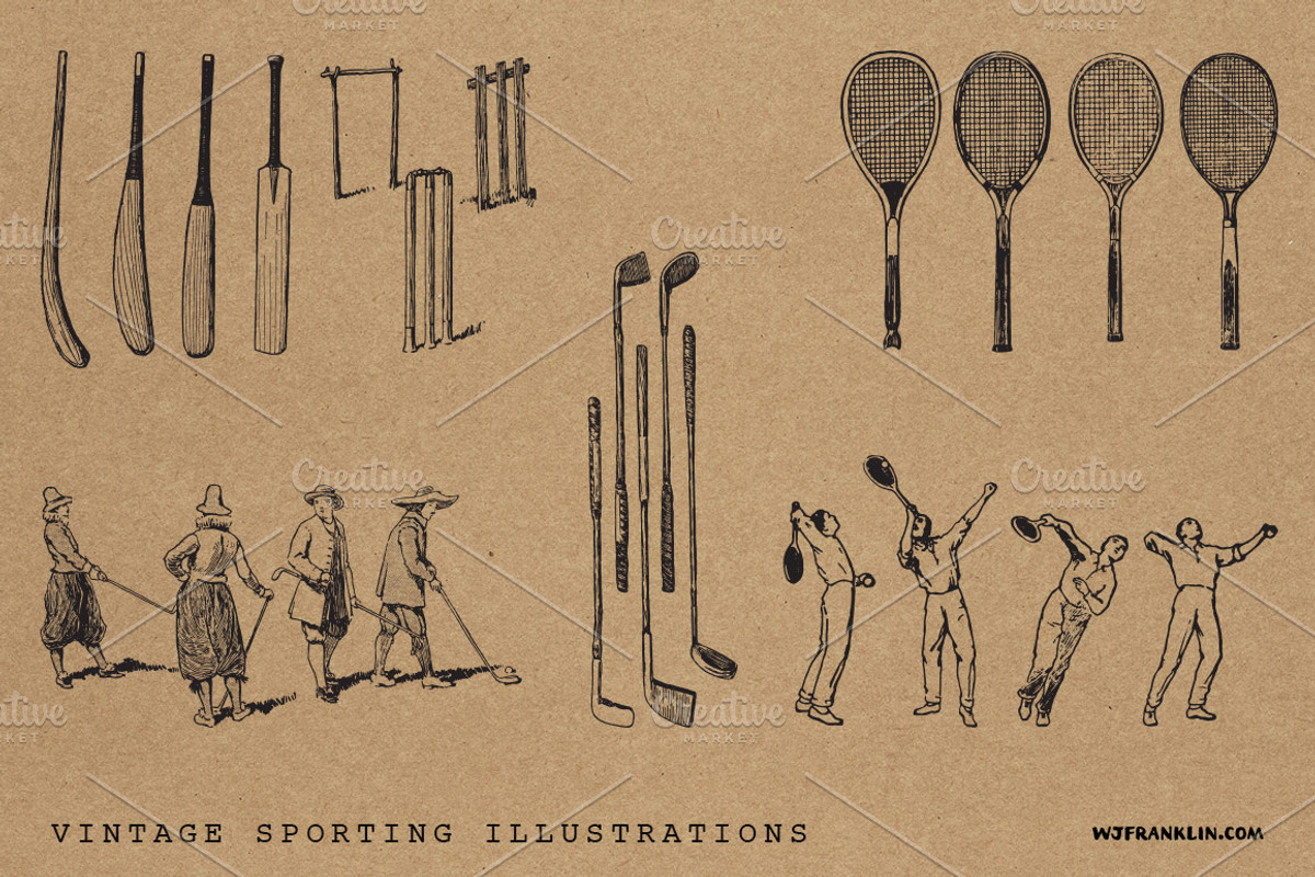 15 Vintage Textures & Illustrations, a Texture Illustration by Wes Franklin (Photo 3 of 5)