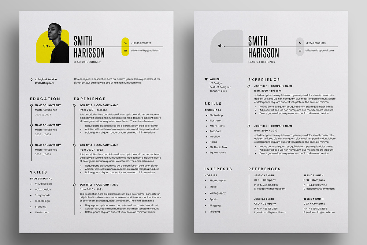 Resume/CV, a Resume Template by Reuix Studio (Photo 3 of 5)