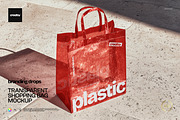 Transparent Shopping Bag Mockup, a Merchandise Mockup by creatsy5 (Thumbnail 1 of 4)