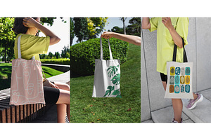 Tote Bag Mock-Up Lifestyle Vol.2