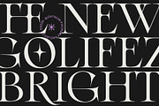 Golifez Bright Serif, a Serif Font by Oktnum Type Foundry (Thumbnail 8 of 15)