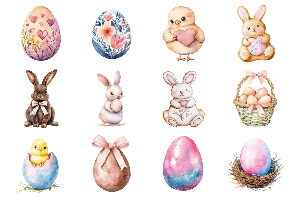 Easter Props Clipart, an Illustration by Design Market (Photo 3 of 5)
