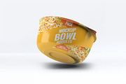 Instant Food Bowl Mock-Up, a Packaging Mockup by DesignRushMarket (Thumbnail 2 of 6)