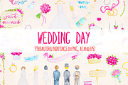 Floral Wedding 59 Watercolor Element, a Seasonal Illustration by Violet LeBeaux (Thumbnail 2 of 3)