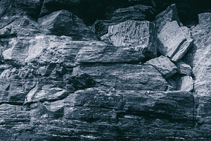 Black and white old marine stone sea