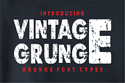Vintage Grunge - Distressed Font, a Sans Serif Font by KiddoGlyphs Studio (Thumbnail 1 of 6)