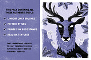 Linocut Lovers Companion - Affinity, a Brush Add-On by The Artifex Forge (Thumbnail 2 of 13)