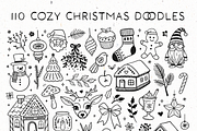 Hand drawn Christmas, vector doodles, a Seasonal Illustration by harmonia_green_art (Thumbnail 2 of 9)