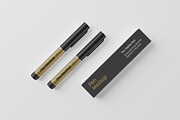 Pen With Box Mockup, a Pens & Pencil Mockup by graphicook (Thumbnail 3 of 4)