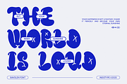 Bavolen - Bubble Graffiti Font, a Font by Indotype Foundry (Thumbnail 6 of 10)