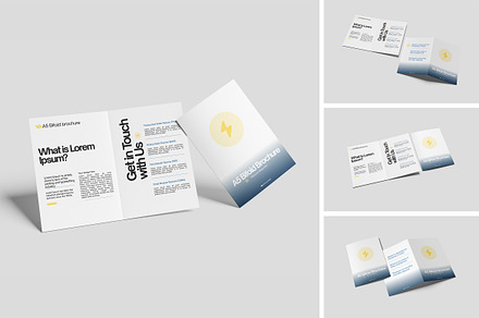 A5 Bifold Brochure Mockup