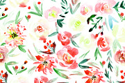 Amore - seamless floral pattern, a Pattern Graphic by Katerina Tova (Thumbnail 13 of 13)