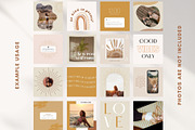 Boho Social Media Templates Canva, a Social Media Template by Boltik Studio (Thumbnail 9 of 9)