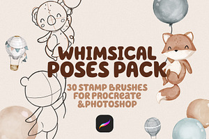 Procreate Whimsical Poses Pack