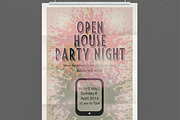 Abstract Party Flyer Design, a Flyer Template by felicidads (Thumbnail 1 of 2)