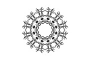 Elegant Mandala Line Art Collection, a Decorative Illustration by NJ Himel (Thumbnail 82 of 101)