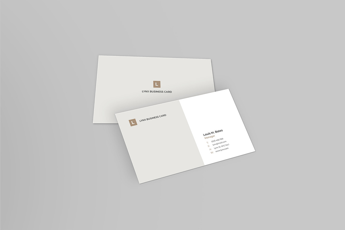 Lynx Business Card, a Business Card Template by SlideStation (Photo 4 of 5)