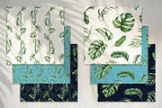 Tropical Leaves Watercolor Set, a Seasonal Illustration by NATASHA CHU (Thumbnail 10 of 13)