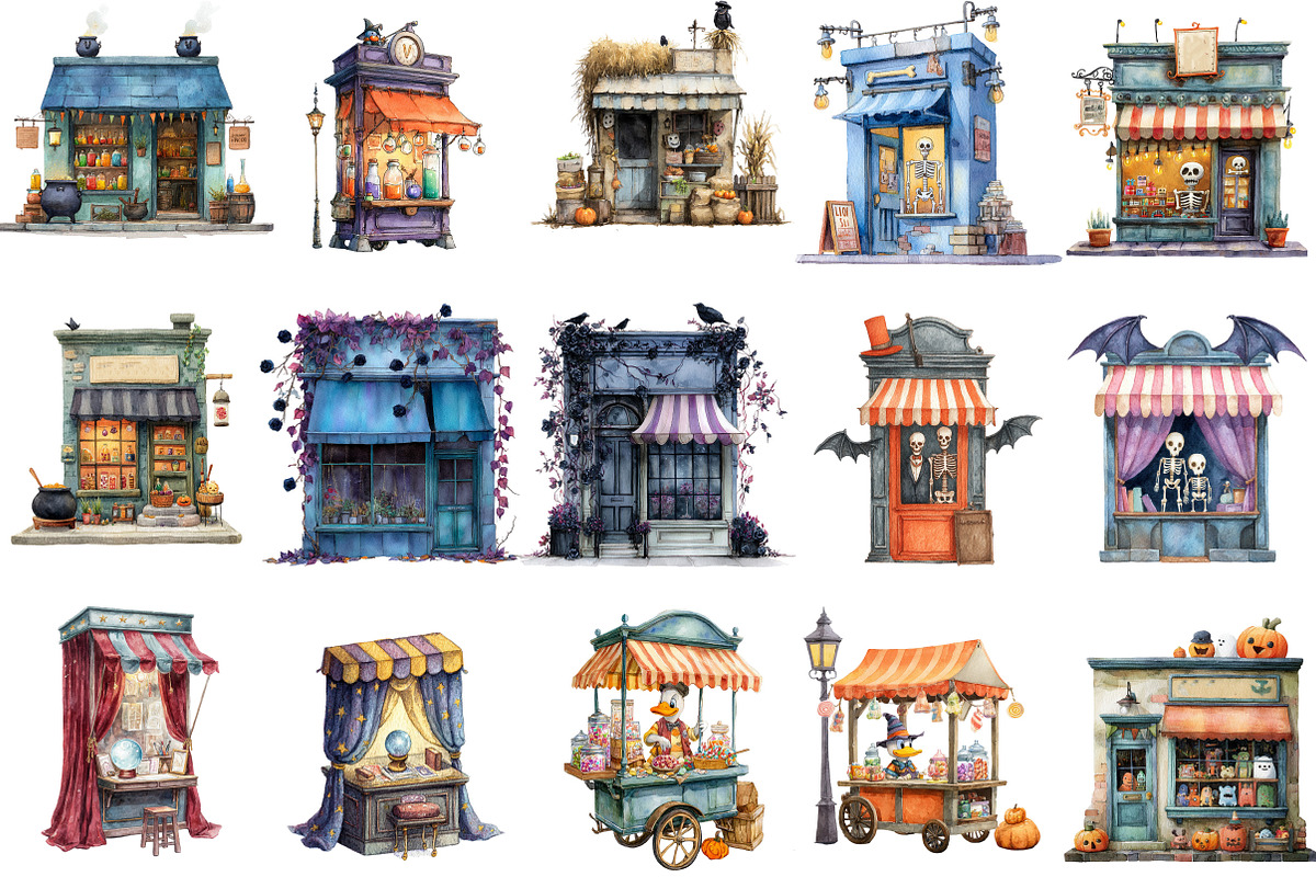Halloween Storefront Sublimation, an Illustration by Designking (Photo 3 of 5)