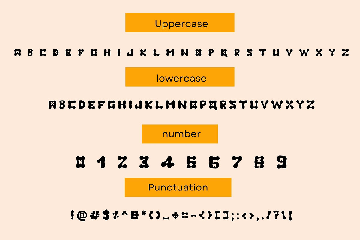 Happy grooming is a cute groovy font, a Serif Font by Brown Cupple (Photo 4 of 5)
