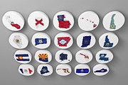 50 Low Poly USA Maps, a Graphic by Lukino (Thumbnail 4 of 6)