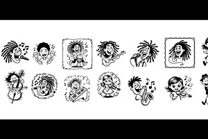 Svg flat illustration with musicians, a Person Illustration by SketchArtStudio