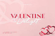 Valentine Delight Font Duo, a Script Font by khurasan (Thumbnail 1 of 7)