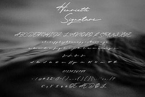 Henriette - Signature Script Font