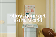 MIA | Cute Nursery Frame Mockup Set, a Household Mockup by SoleilHomeMockups (Thumbnail 12 of 13)