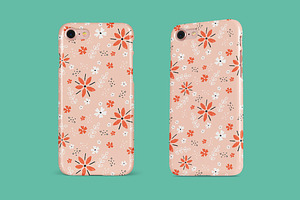 Hand-drawn Floral Pattern Collection