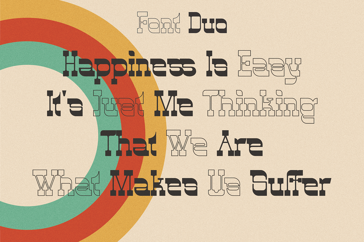 Bloobe _ Display Retro Font, a Serif Font by Penatic Studio (Photo 7 of 10)