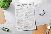 Printable Doctor Referral Form, a Print Template by Snapybiz (Thumbnail 4 of 8)