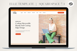 Squarespace 7.1 Template Elle