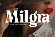 Milgra Elegant Serif Font, a Serif Font by Perfectype (Thumbnail 1 of 8)