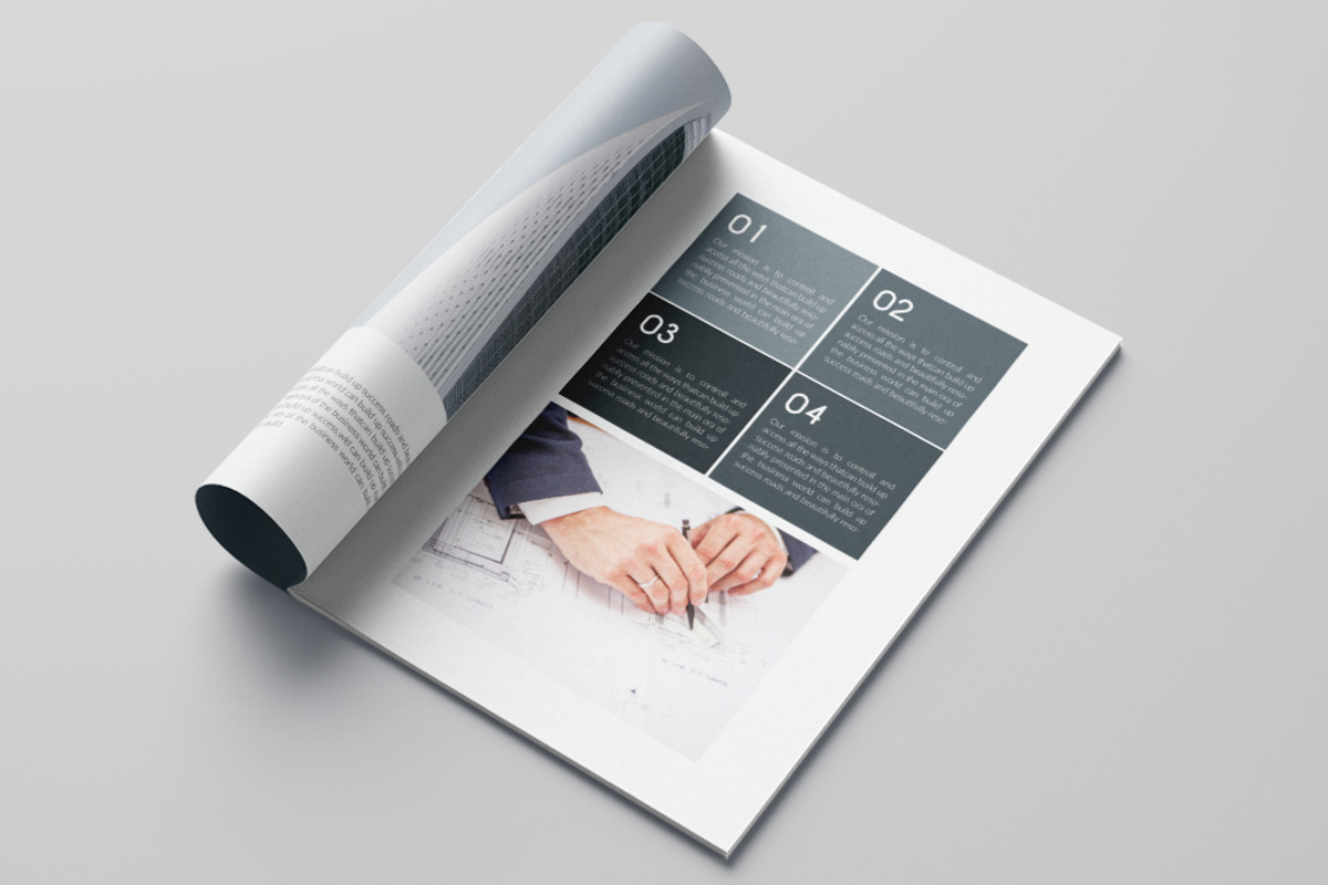 Business Catalogue Brochure 16 Pages, a Brochure Template by Psd Templates (Photo 4 of 9)
