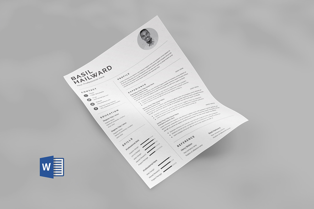 Canva Resume Template / CV, a Resume Template by UpSolution (Photo 2 of 5)
