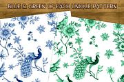 Chinoiserie Scrapbook Paper, a Background Graphic by AlexandHer Digital Art (Thumbnail 2 of 6)