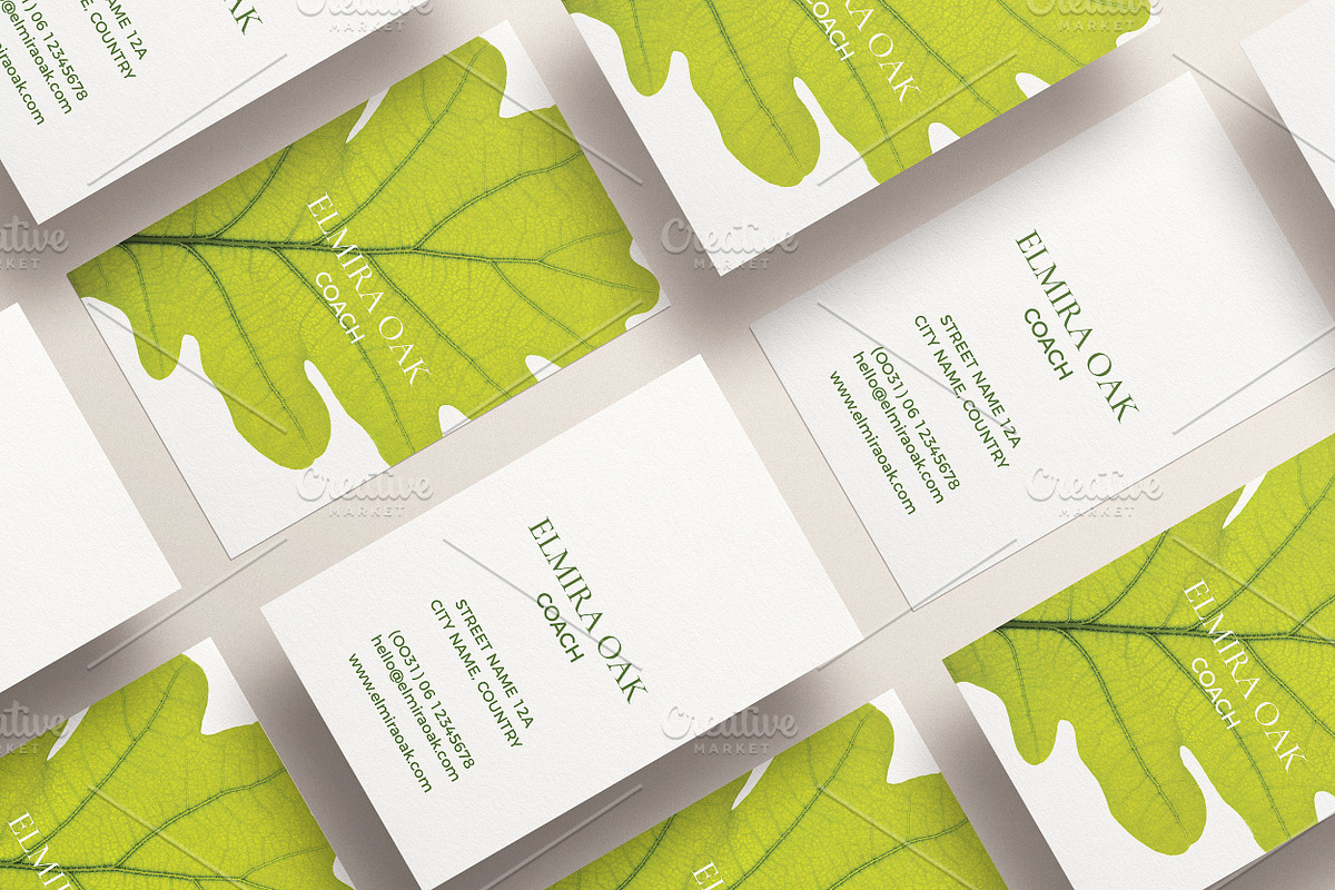 OAK BUSINESS CARD TEMPLATE (PSD), a Templates & Theme by Studio Letsch & de Clercq (Photo 2 of 2)