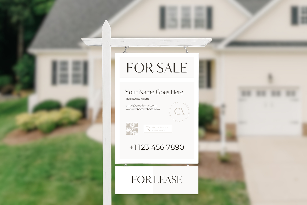 Real Estate Yard Sign For Sale, a Marketing Template by EstateElements (Photo 5 of 7)